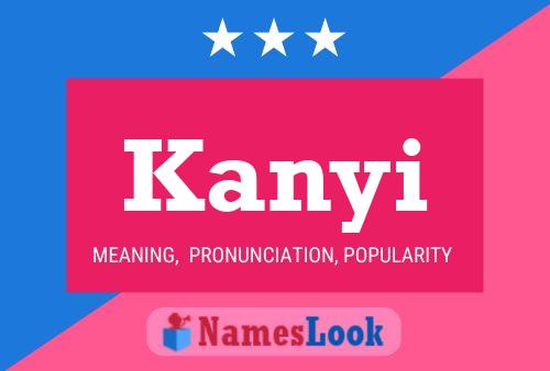 Kanyi Name Poster