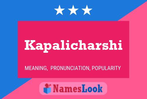 Kapalicharshi Name Poster