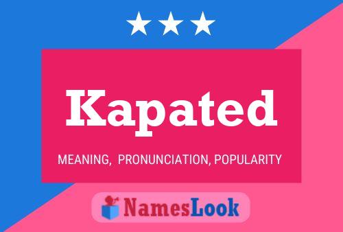 Kapated Name Poster