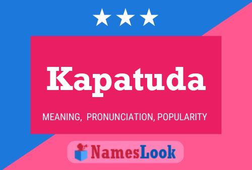 Kapatuda Name Poster