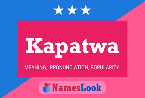 Kapatwa Name Poster