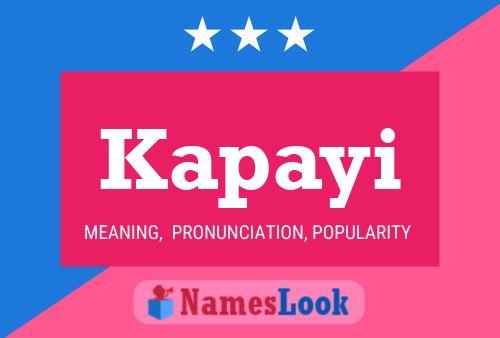 Kapayi Name Poster