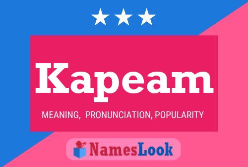 Kapeam Name Poster