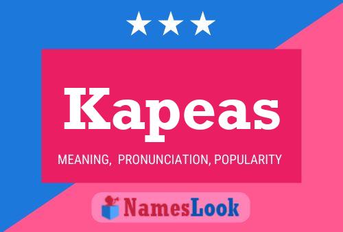 Kapeas Name Poster