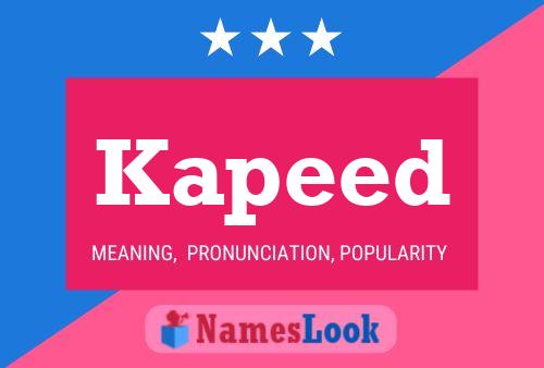 Kapeed Name Poster