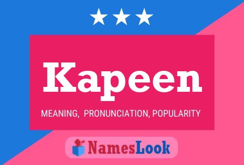 Kapeen Name Poster