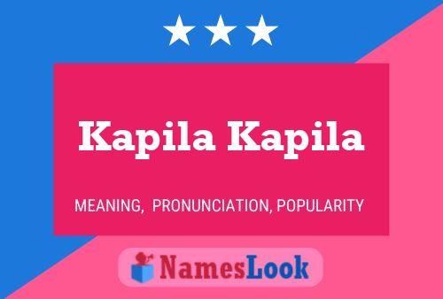 Kapila Kapila Name Poster