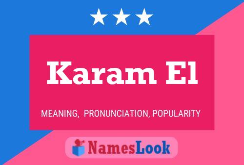 Karam El Name Poster