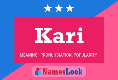 Kari Name Poster