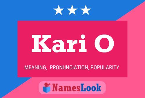 Kari O Name Poster