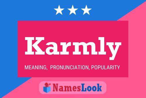 Karmly Name Poster