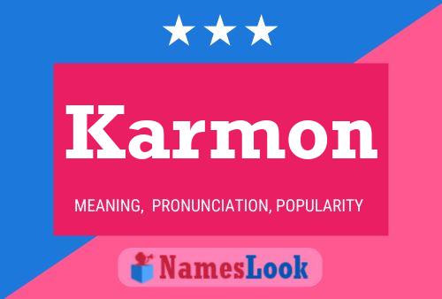 Karmon Name Poster