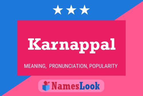 Karnappal Name Poster