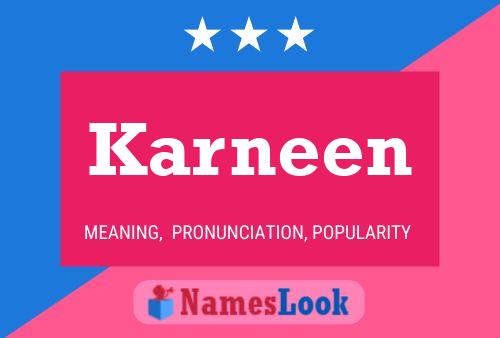 Karneen Name Poster