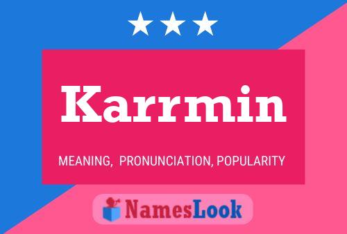 Karrmin Name Poster