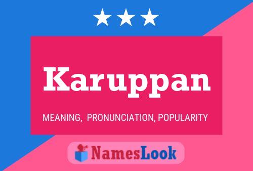 Karuppan Name Poster