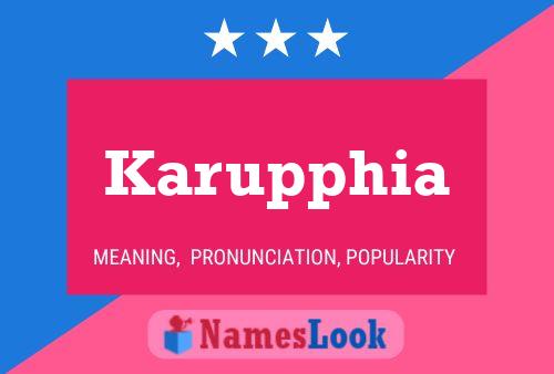 Karupphia Name Poster