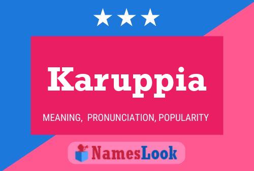 Karuppia Name Poster