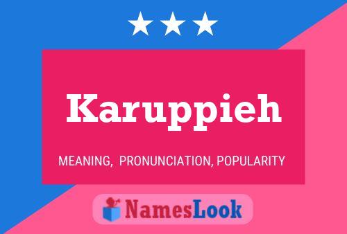 Karuppieh Name Poster