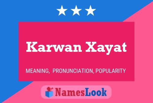 Karwan Xayat Name Poster