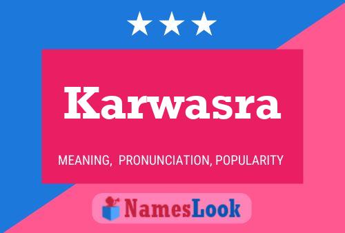 Karwasra Name Poster