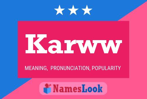 Karww Name Poster