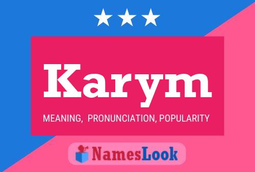 Karym Name Poster