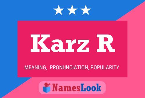 Karz R Name Poster