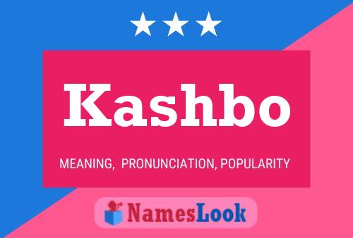 Kashbo Name Poster