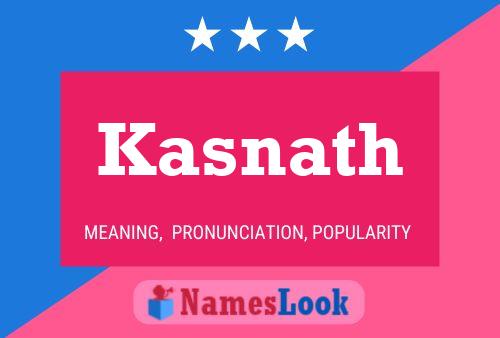 Kasnath Name Poster