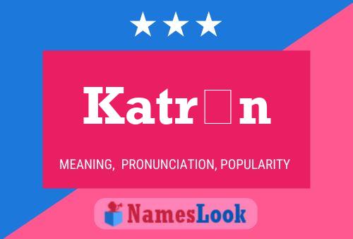 Katrín Name Poster