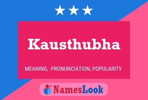 Kausthubha Name Poster