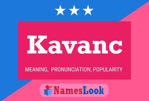 Kavanc Name Poster