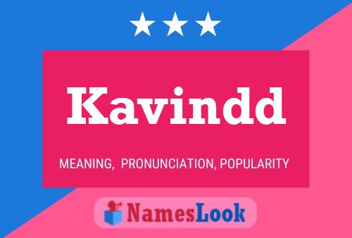 Kavindd Name Poster