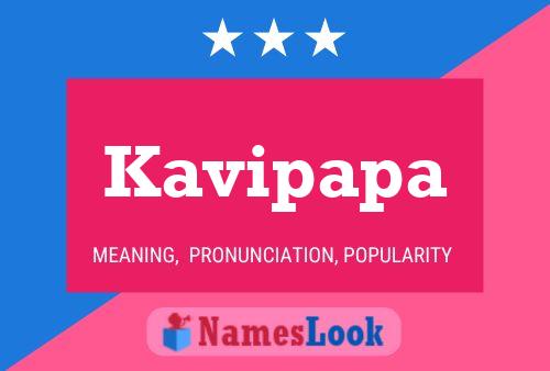 Kavipapa Name Poster