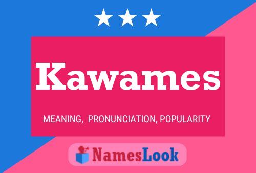 Kawames Name Poster