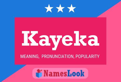 Kayeka Name Poster