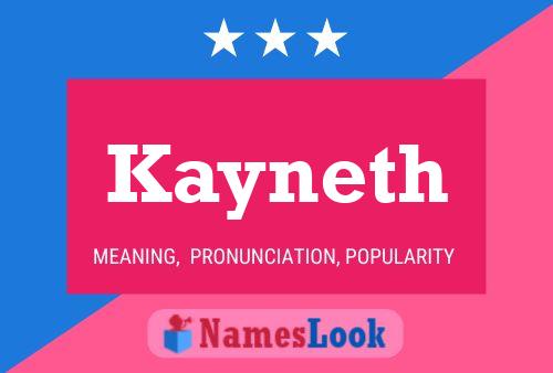 Kayneth Name Poster