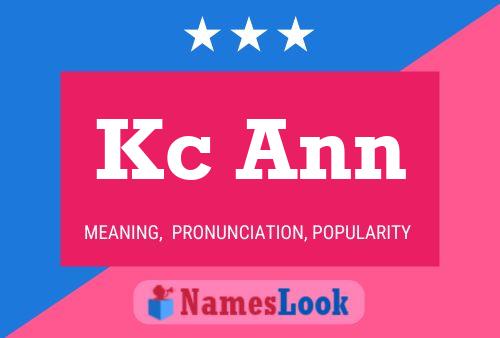 Kc Ann Name Poster