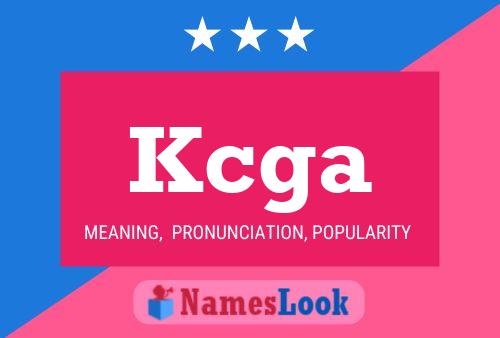 Kcga Name Poster