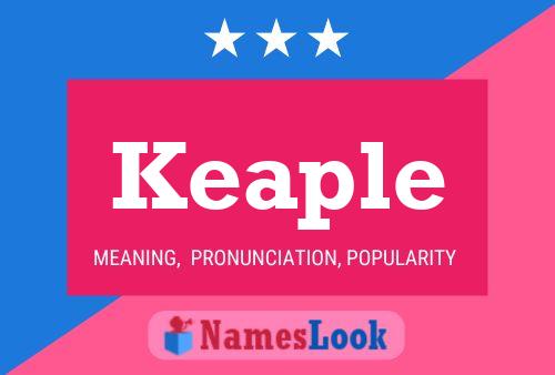 Keaple Name Poster