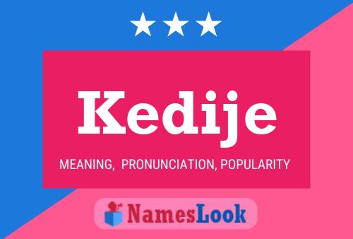 Kedije Name Poster