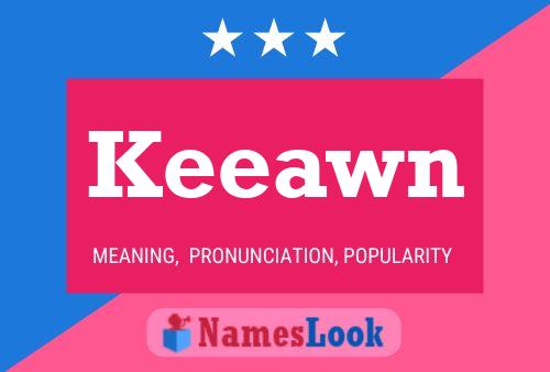 Keeawn Name Poster