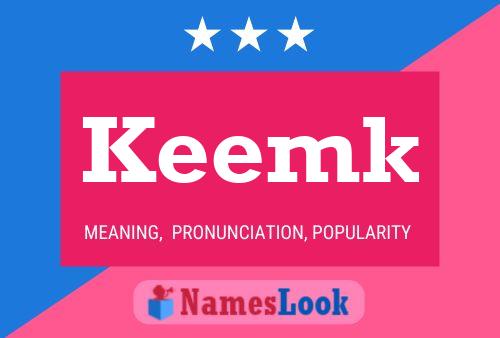 Keemk Name Poster