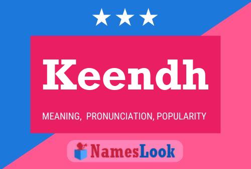 Keendh Name Poster