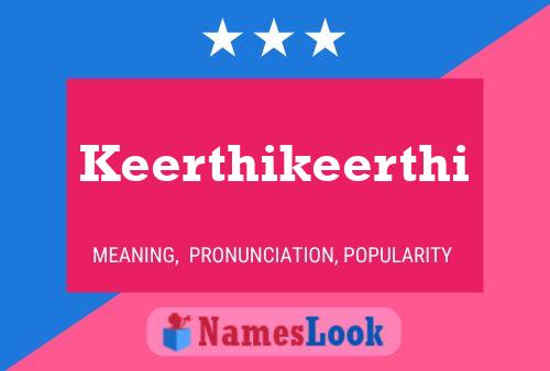 Keerthikeerthi Name Poster