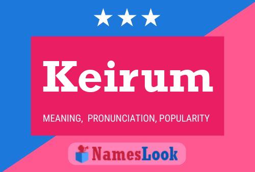 Keirum Name Poster