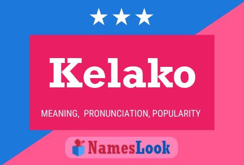 Kelako Name Poster