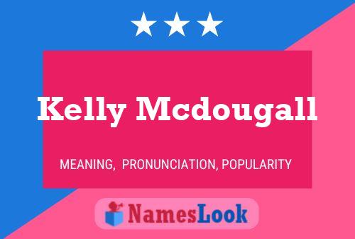 Kelly Mcdougall Name Poster