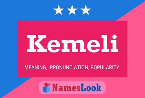 Kemeli Name Poster